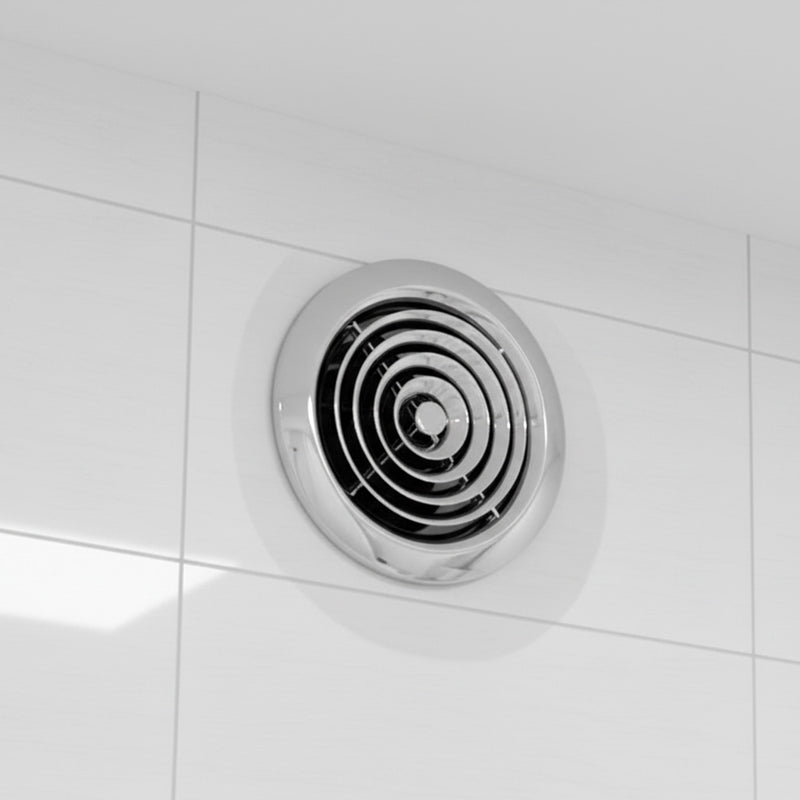 Manrose 125mm Internal Circular Grille (Chrome)  - 2120C, Image  of 2