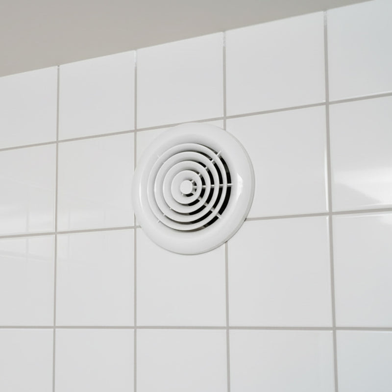 Manrose 125mm Internal Circular Grille (White)  - 2120W, Image  of 2