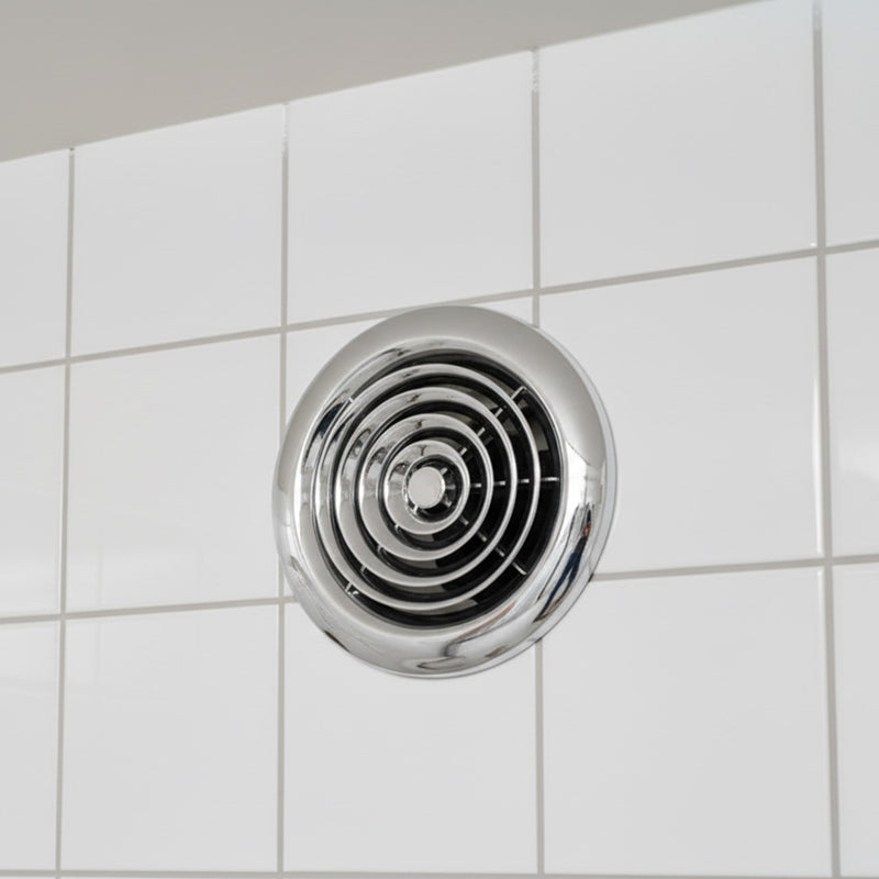 Manrose 150mm Internal Circular Grille - Chrome - 2150C, Image  of 2