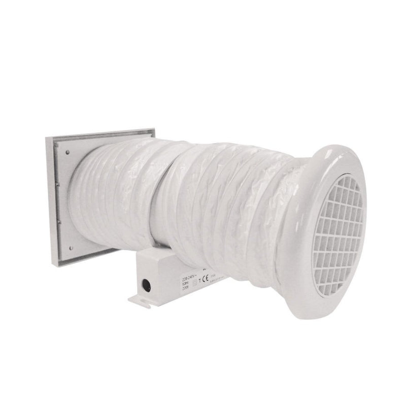 Vent-Axia Minivent 100mm (4") Inline Shower Extractor Fan Kit - 248710, Image  of 2