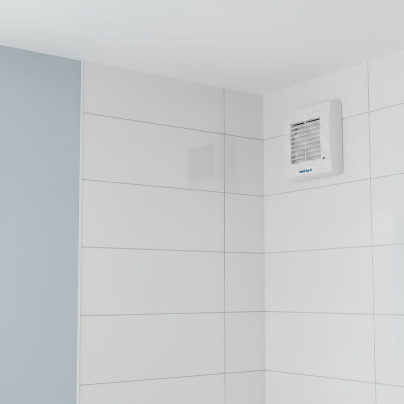 Vent-Axia VA100LP 100mm (4") Axial Bathroom & Toilet Extractor Fan with Pullcord - 251110, Image  of 3