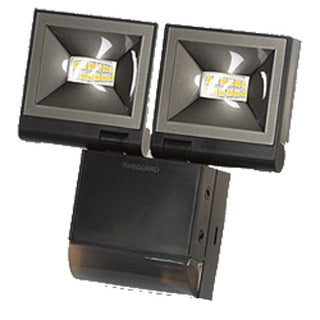 Timeguard Black Twin 10W 200 Range LED PIR Floodlight Cool White - LED200PIRBE - Return Unit