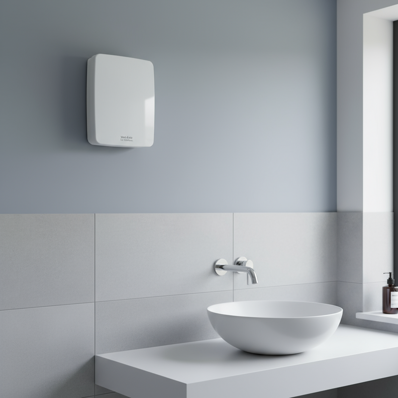 Vent-Axia Lo-Carbon Tempra SELV 100mm (4") Heat Recovery Fan Longer Cell, Humidistat, Timer, and Pullcord - 403837, Image  of 4