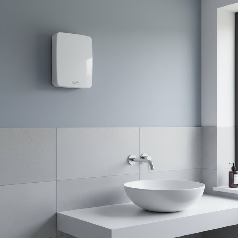 Vent-Axia Lo-Carbon Tempra SELV 100mm (4") Heat Recovery Fan Longer Cell, Humidistat, Timer, and Pullcord - 403837, Image  of 4