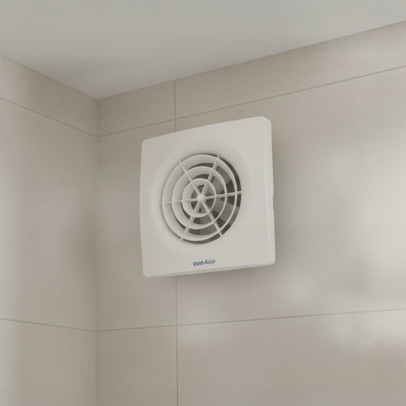 Vent-Axia Silent VASF100BF 100mm (4") Bathroom & Toilet Basic Extractor Fan - 416472, Image  of 3