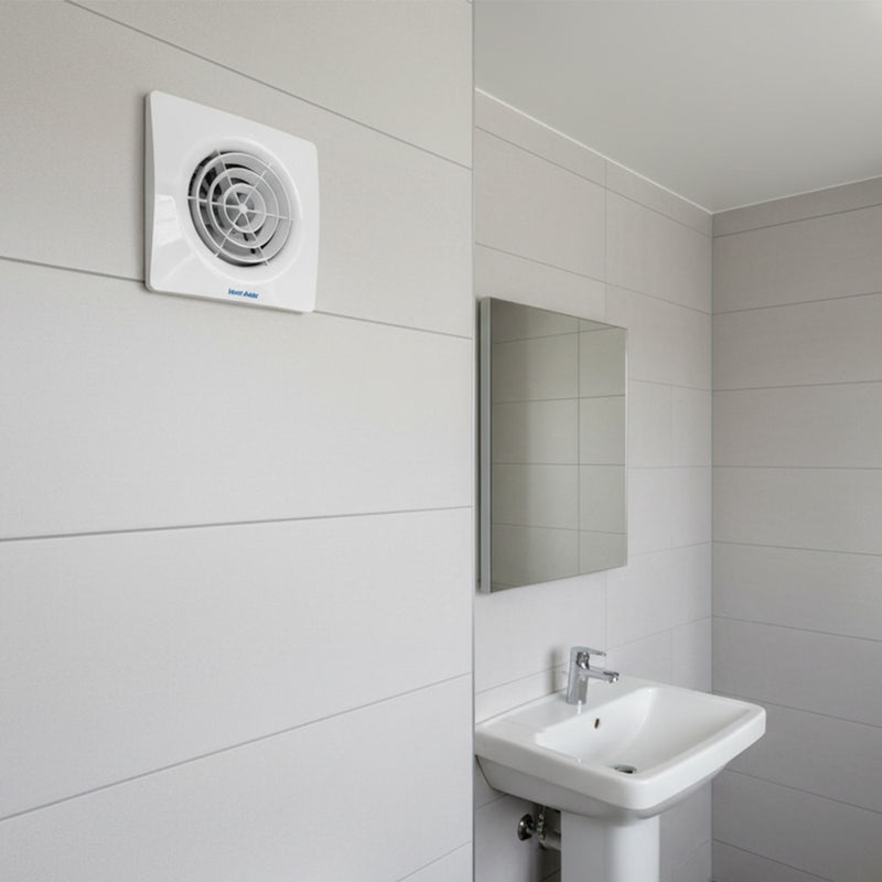 Vent-Axia Silent VASF100PIRF 100mm (4") Bathroom & Toilet Extractor Fan With PIR Sensor - 416475, Image  of 3