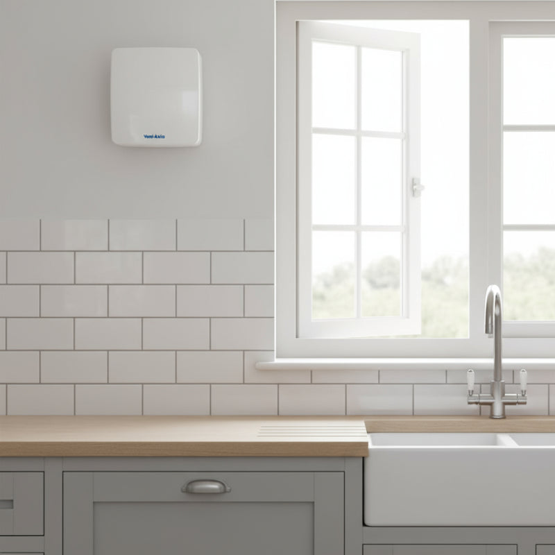 Vent-Axia 100mm (4") Centrif Duo Plus T Kitchen Extractor Fan with Timer - 431614, Image  of 3