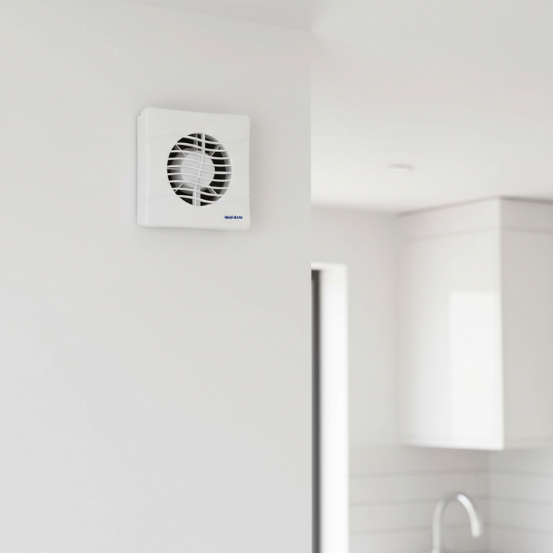 Vent-Axia BAS100SLT 150mm (6") Slimline Axial Extractor Fan with Timer - 436535, Image  of 3