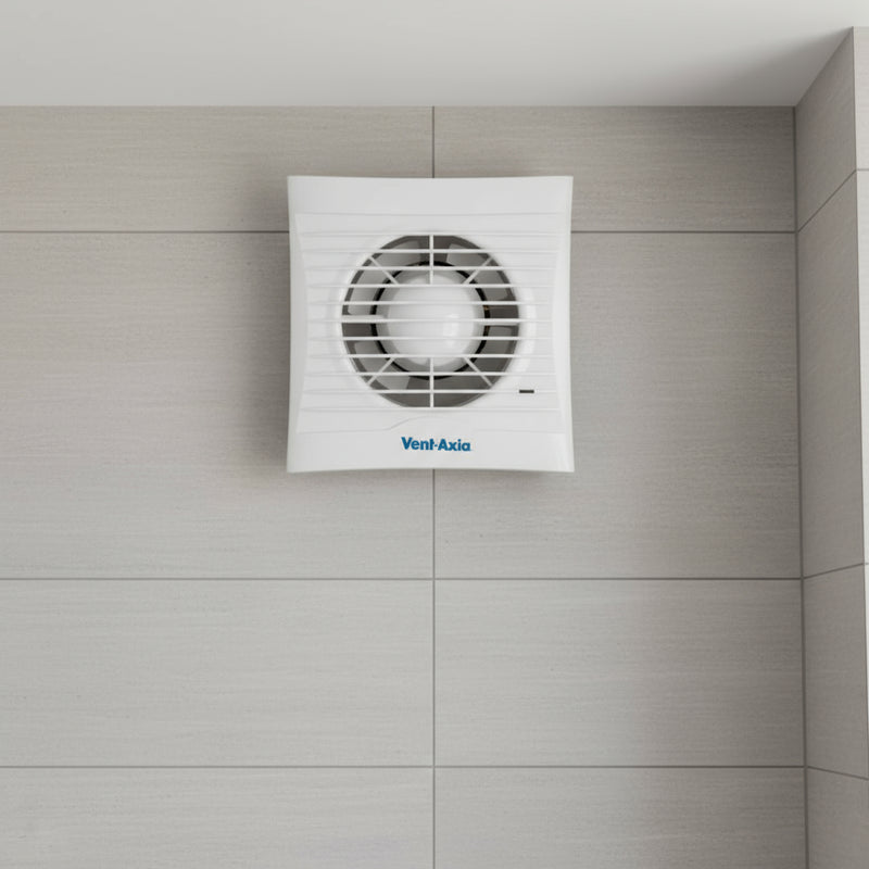 Vent-Axia Silhouette 100T Axial 100mm (4") Kitchen Extractor Fan with Timer - 454056, Image  of 3