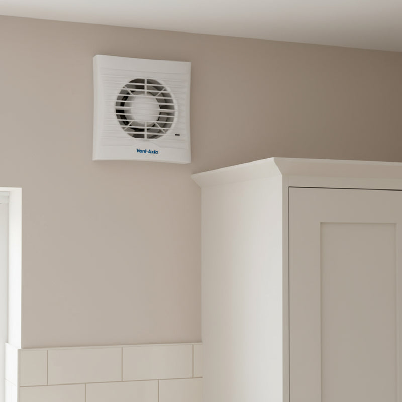 Vent-Axia Silhouette 150X 150mm (6") Axial Bathroom, Kitchen & Toilet Extractor Fan - 454059, Image  of 3