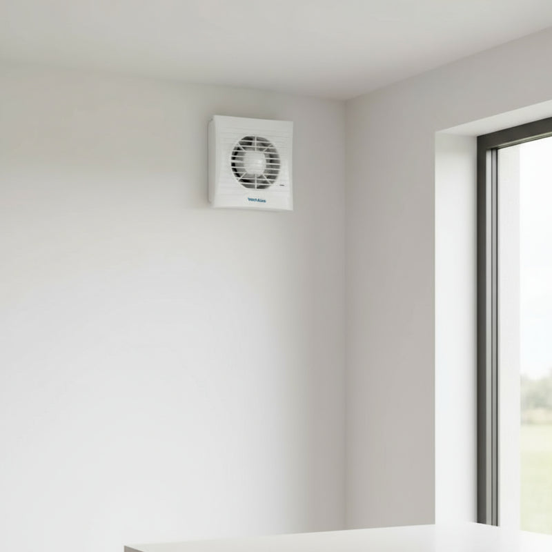 Vent-Axia Silhouette 150XT 150mm (6") Axial Bathroom, Kitchen & Toilet Extractor Fan - 454060, Image  of 3