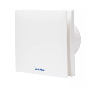 Vent-Axia Lo-Carbon Silent VASF100TC 100mm (4") Axial Extractor Fan with Timer, Variable Speed - 479088