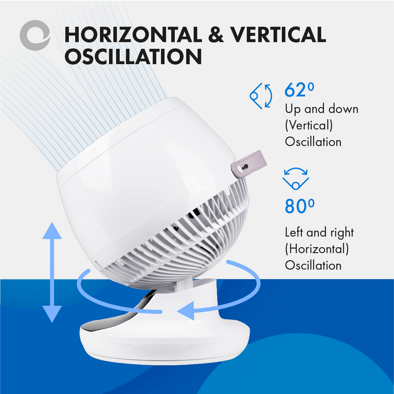 Devola Ultra Quiet 28W 12 Speed 9-inch DC Desk Fan - White - DV9DCDF, Image  of 10