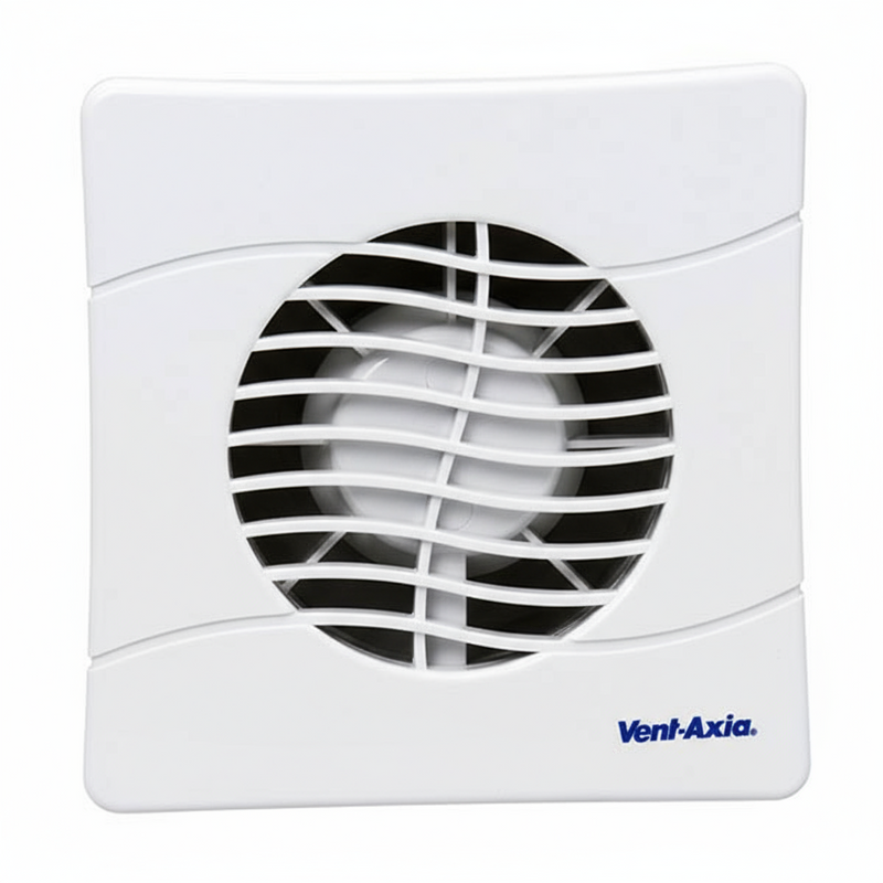 Vent-Axia BAS150SLB Axial Bathroom Kitchen and Toilet Fan - 436533 - Return Unit, Image  of 2