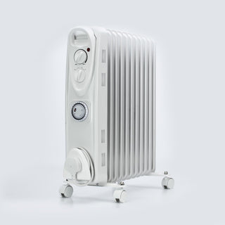 Status 2500W Oil Filled Radiator White Timer