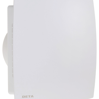 Deta 4" Extractor Fan With Flat Fascia 100mm White - DT4630