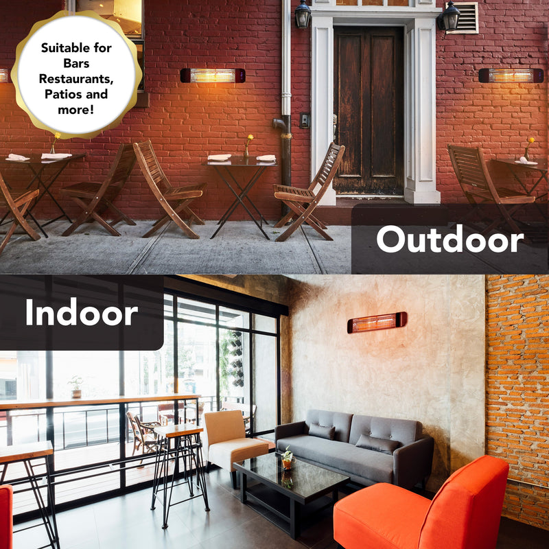 Devola 2000W Wi-Fi Patio Radiant Heater - Black - DVPH2000B, Image  of 8