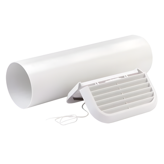 Xpelair The Simply Silent Contour - Wall Kit Square (White) - 92992AW