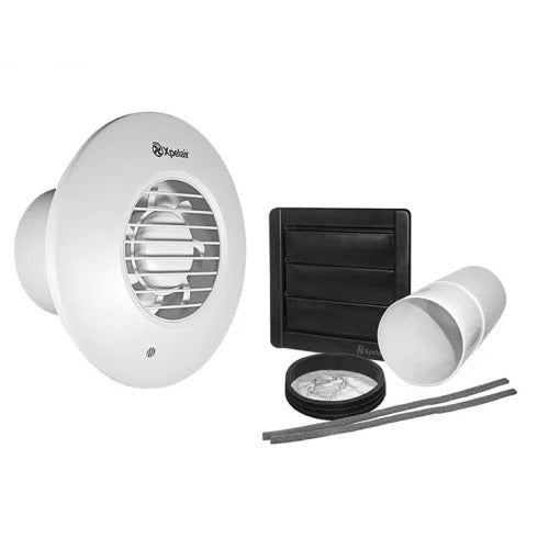 Xpelair DX100TR Timer Round Extractor Fan with Wall Kit - 93006AW, Image 1 of 1