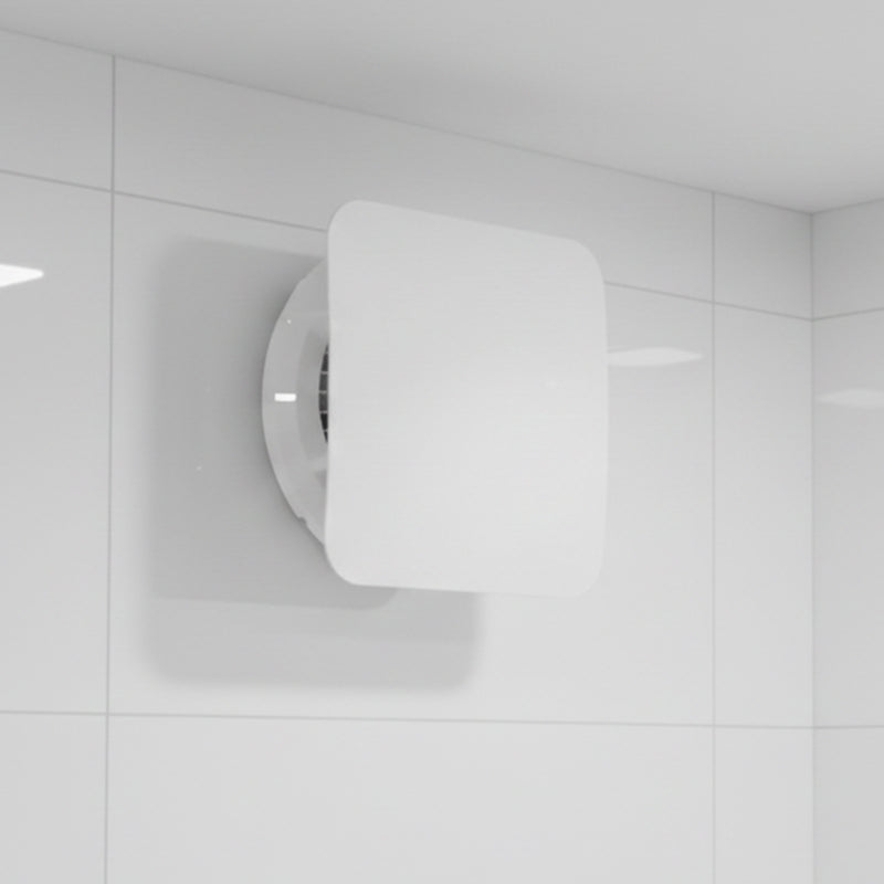 Xpelair C6HTS Simply Silent Contour 6/150mm Square Extractor Fan w/ Humidistat And Timer - 93176AW, Image  of 5