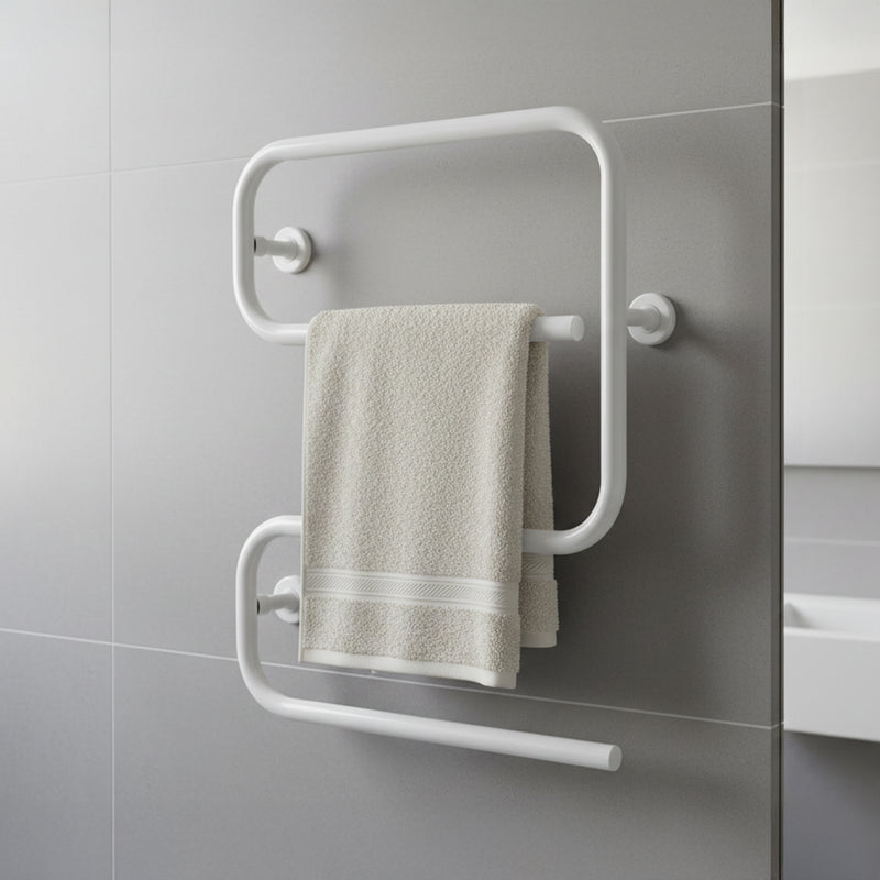 Hyco Alize 80W S- Shaped Towel Rail - AL80SC - AL80SW, Image  of 2
