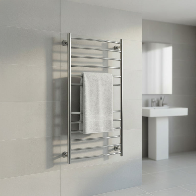 Hyco Aquilo LST Ladder Style Towel Rail - Curved 40W - AQ40LC, Image  of 2