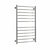 Hyco Aquilo LST Ladder Style Towel Rail - Curved 90W - AQ90LC