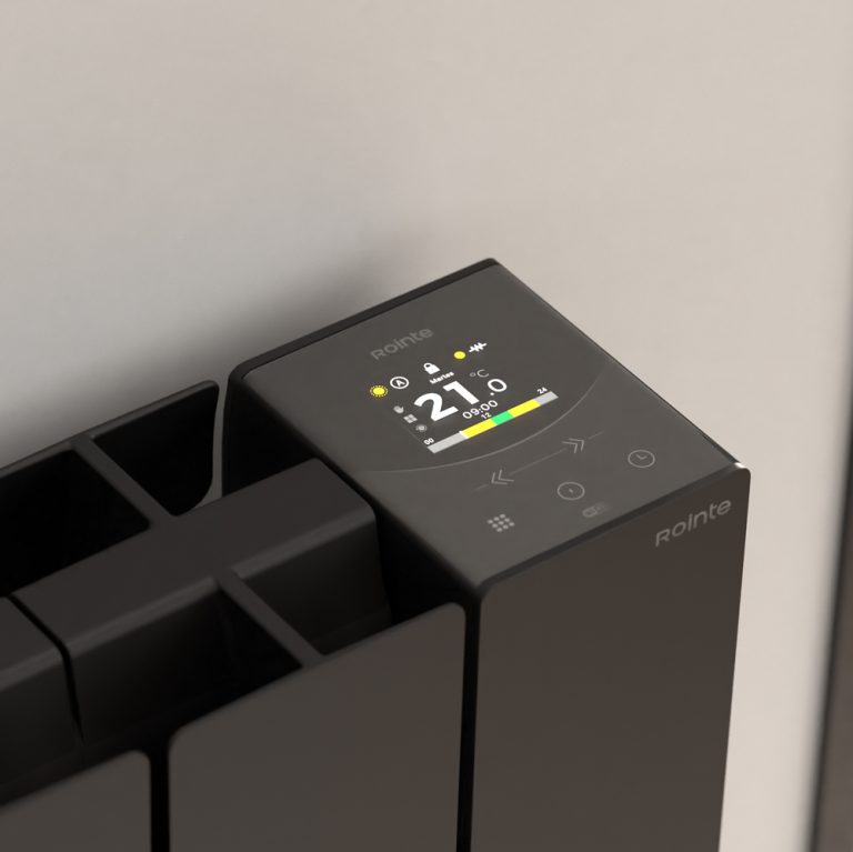 Rointe Belize 600W Inverter Smart Adaptive Low-consumption Radiator with Wi-fi & AI Black - BRIB0600RAD3, Image  of 5