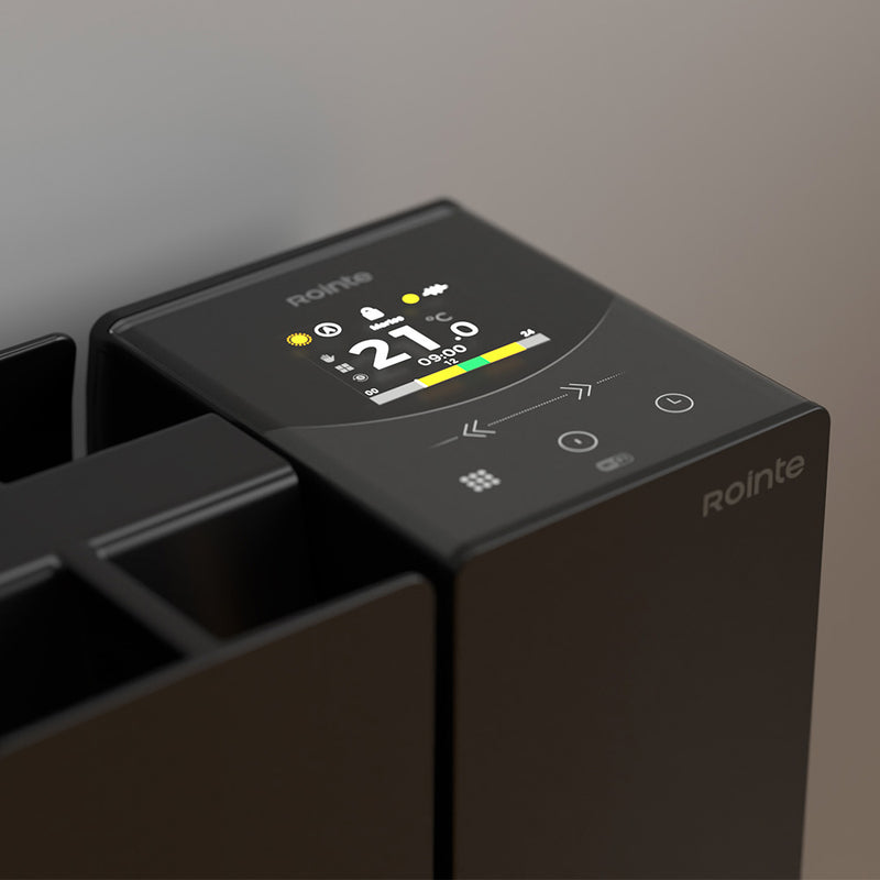 Rointe Belize 1800W Inverter Smart Adaptive Low-consumption Radiator with Wi-fi & AI Black - BRIB1800RAD3, Image  of 5