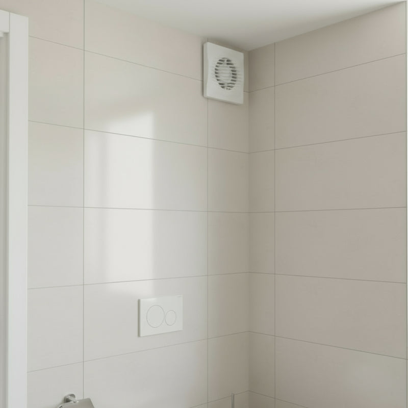 Manrose 100mm (4") Intervent Square Extractor Fan With Timer - BVF100T, Image  of 3