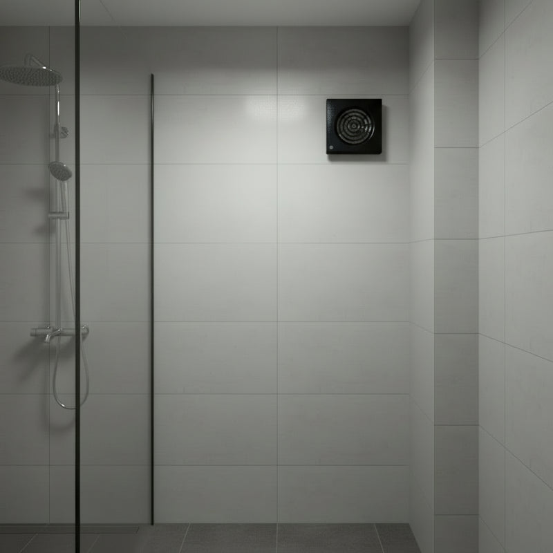 Blauberg 100mm (4") Calm Bathroom Extractor Fan, Standard - CALMBLACK100, Image  of 3