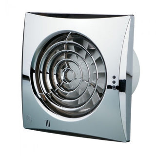 Blauberg 125mm (5") Calm Bathroom Extractor Fan with Pullcord - CALMCHROME125S