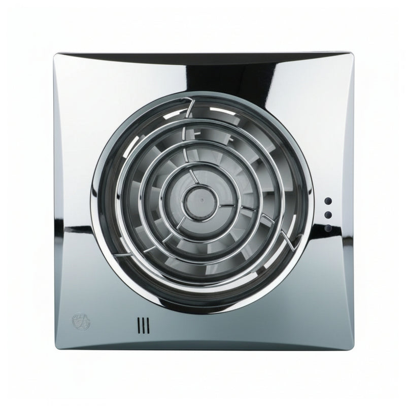 Blauberg 125mm (5") Calm Bathroom Extractor Fan with Pullcord - CALMCHROME125S, Image  of 3
