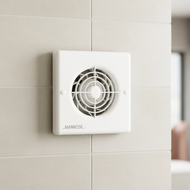 Manrose 100mm (4") Centrifugal Extractor Fan with Timer - CF100T, Image  of 3