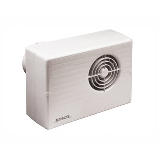Manrose 100mm (4") Centrifugal Extractor Fan with Timer & Pullcord - CF200TP