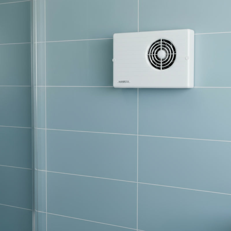 Manrose 100mm (4") Centrifugal Extractor Fan with Timer & Pullcord - CF200TP, Image  of 3