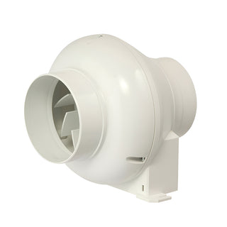 Manrose 100mm (4") In-Line Centrifugal Extractor Fan With Timer - CFD200TN