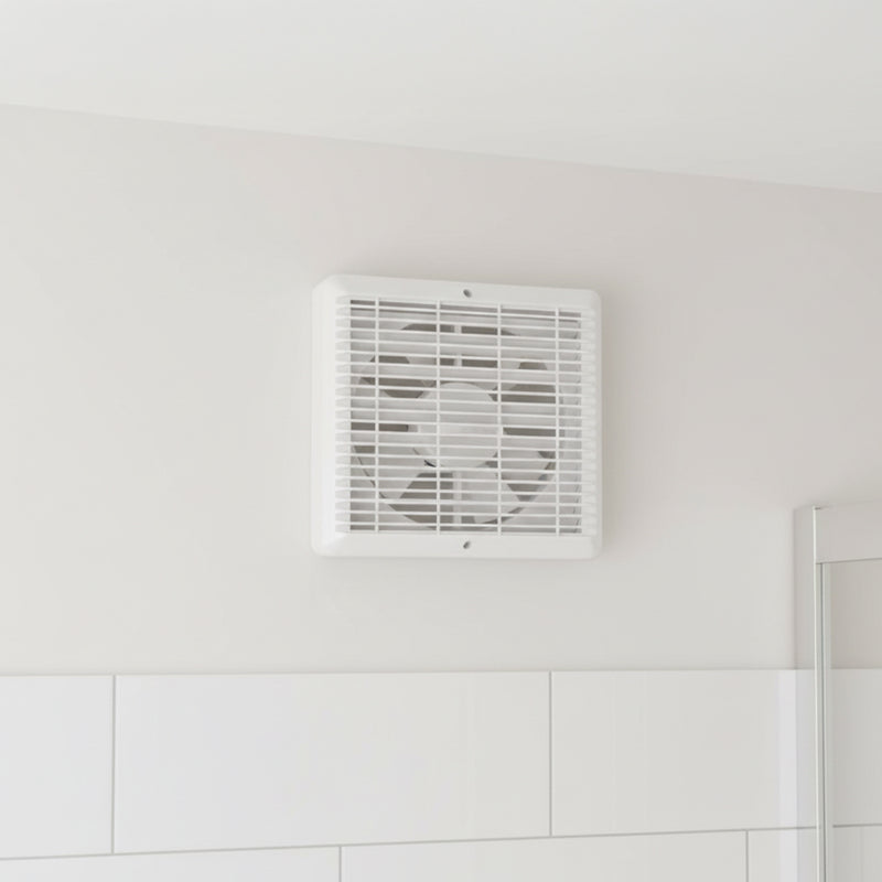 Manrose 300mm (12") Commercial Wall/Window Extractor Fan, Automatic with Internal Shutters - COMCW300A, Image  of 3