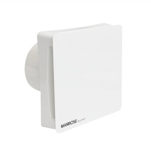 Manrose 100mm (4") Quiet Bathroom Extractor Fan With Timer - CQF100T