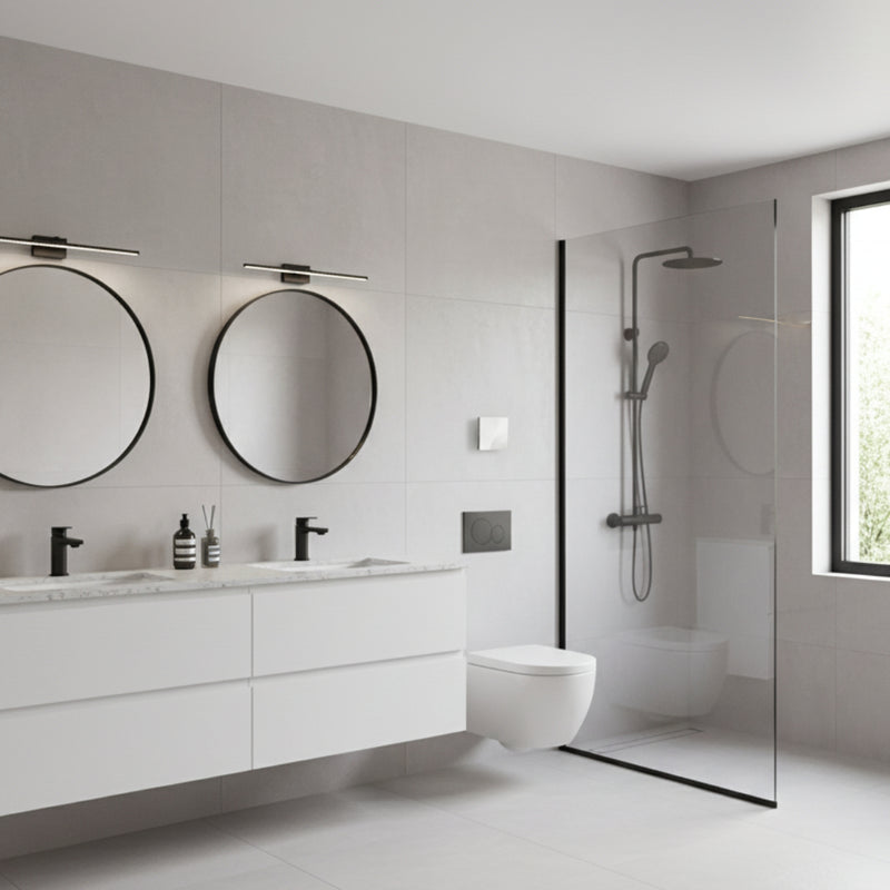 Manrose 100mm (4") Bathroom Extractor Fan with Aluminium Front Cover - DECO100SC, Image  of 2