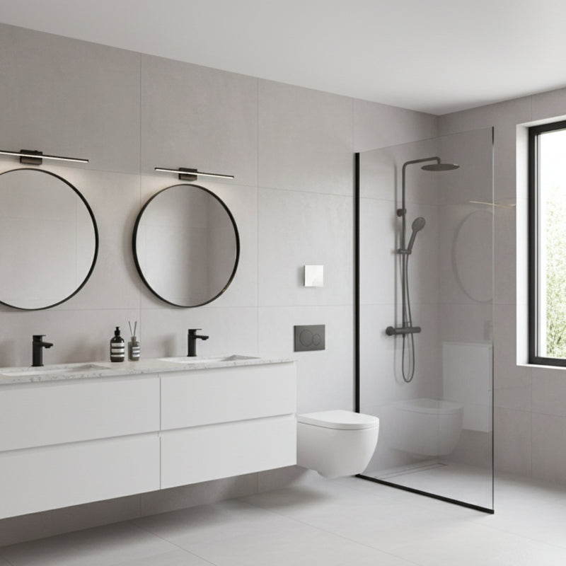 Manrose 100mm (4") Bathroom Extractor Fan with Integral Timer - DECO100TW, Image  of 2