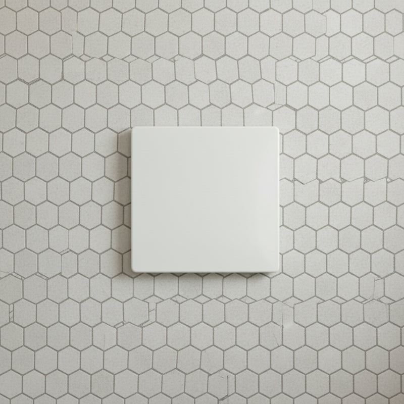 Manrose 150mm (6") Slimline Bathroom Extractor Fan, Standard White - DECO150SW, Image  of 5