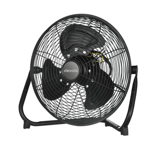 Devola 12 Inch Floor Fan Black - DV12FFB