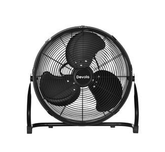Devola 80W 3 Speed 16-inch DC Floor Fan - Black - DV16FFB