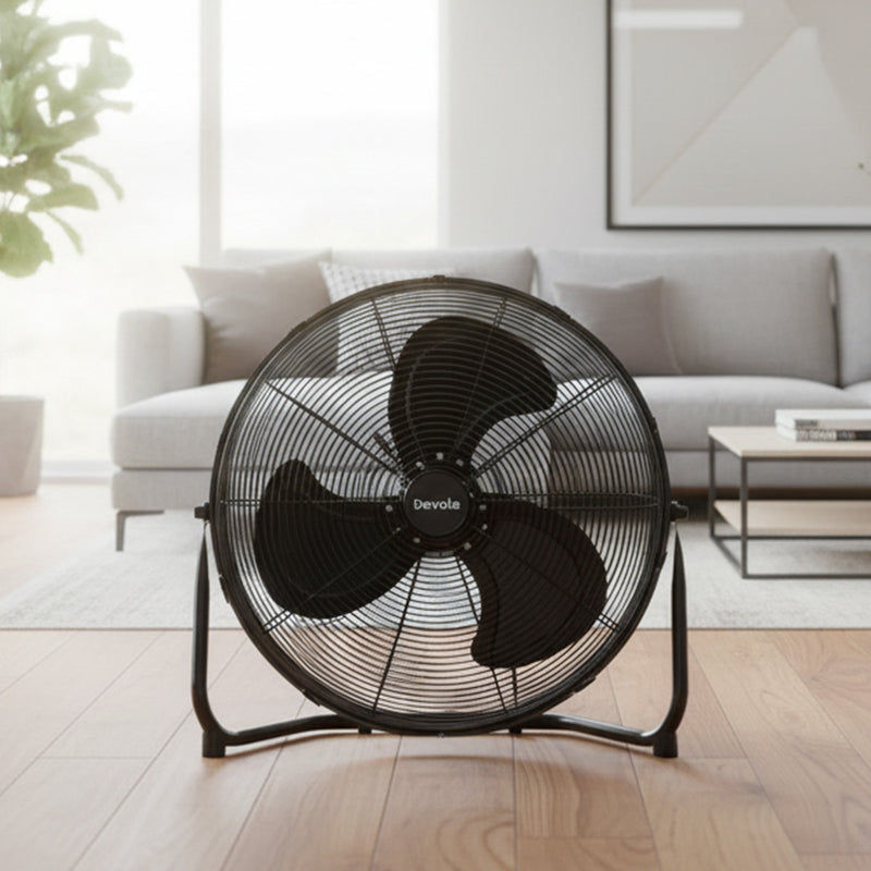 Devola High Power 80W 3 Speed 20-inch DC Floor Fan - Black - DV20FFB, Image  of 3