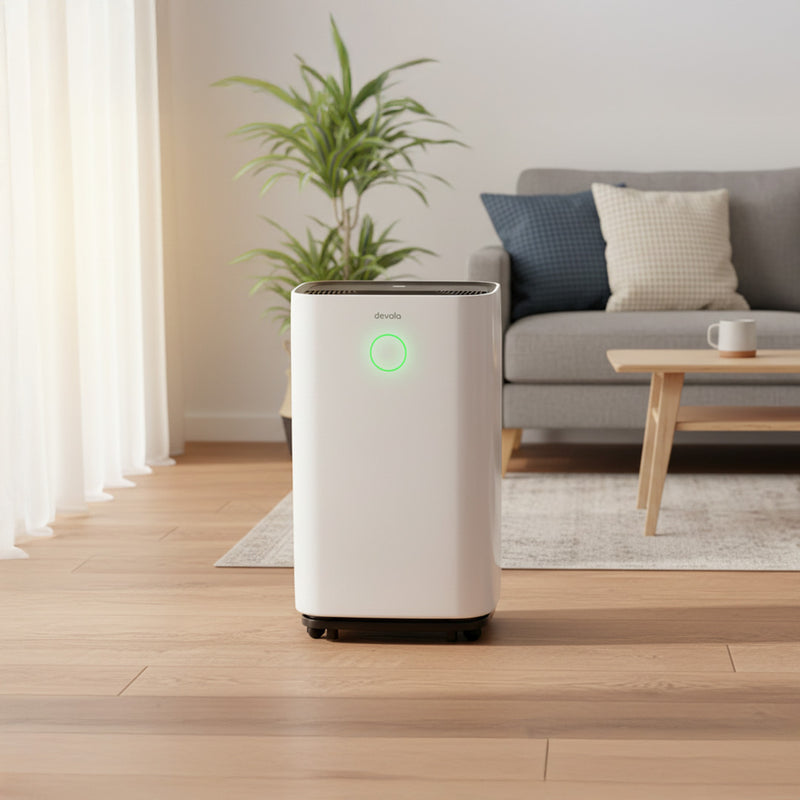 Devola 20L Compressor Dehumidifier & Air Purifier With HEPA Filter & Wi-Fi - DV20LWF, Image  of 12
