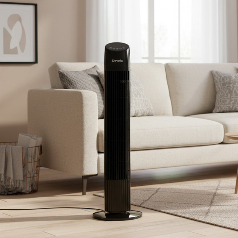Devola Tower Fan Black - DV33TFB, Image  of 9