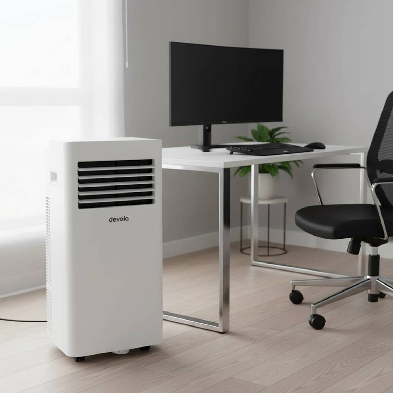 Devola Portable Air Conditioner with Wifi and Window Kit - 10000 BTU - Cooling & Heating - White - DVAC10CHW, Image  of 14