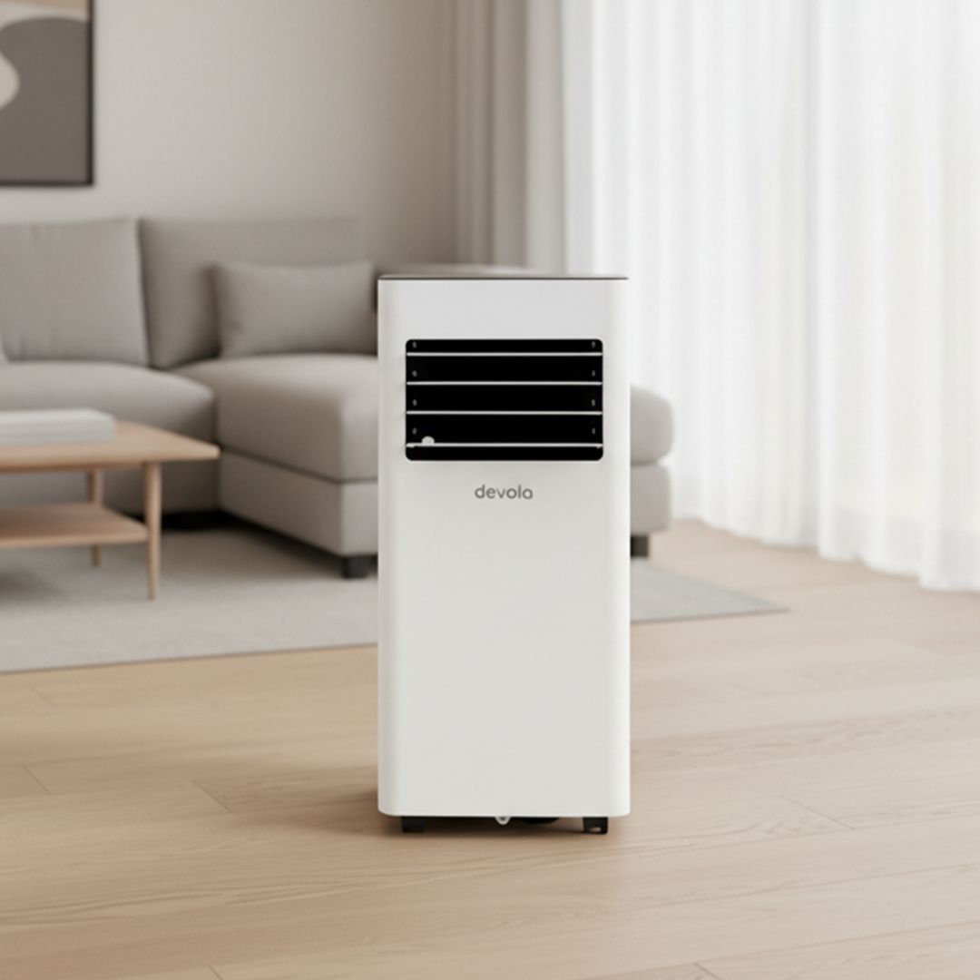 Devola Compact Portable Air Conditioner with Wi-Fi and 2x Window kits