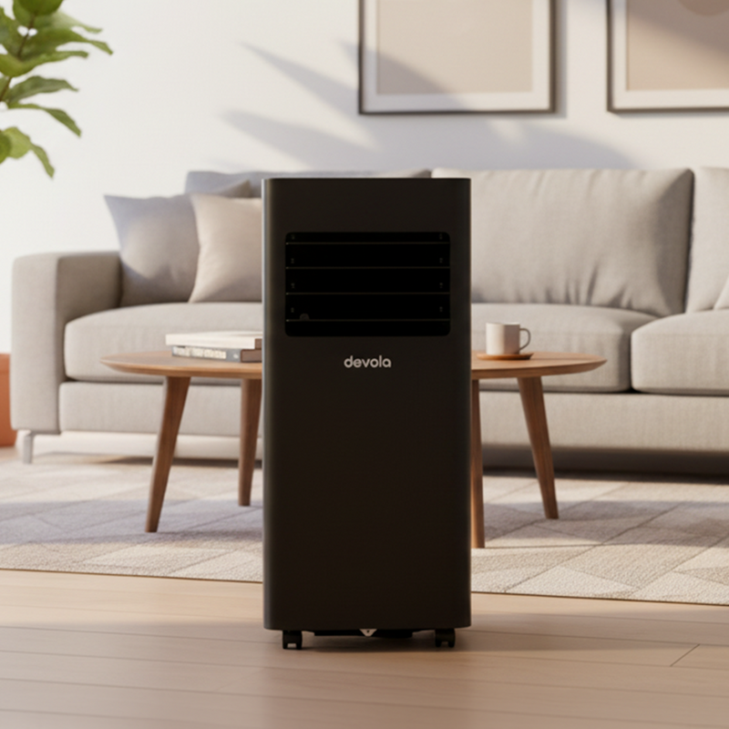 Devola Portable Air Conditioner with Wi-Fi and 2x Window kits - 9000 BTU - Cooling - Black - DVAC9KB, Image  of 10